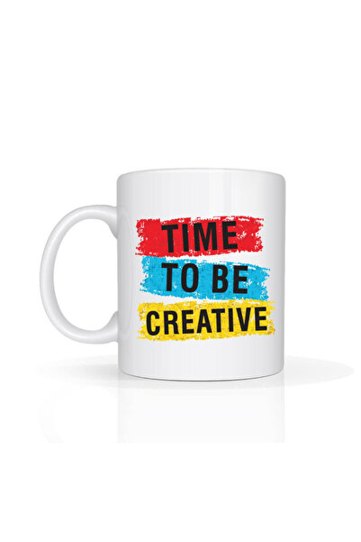 Printoot Customizable Creative Mug Time to Be Creative Design Artist Gift Ins...