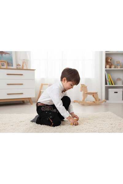 E-Giyimbank Boys' Velvet Trousers High Proportion Velvet Fabric Casual Winter...