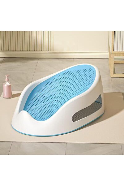 Baby love دعامة استحمام الأطفال من بيبي لوف، لون أزرق، 33-6803-B