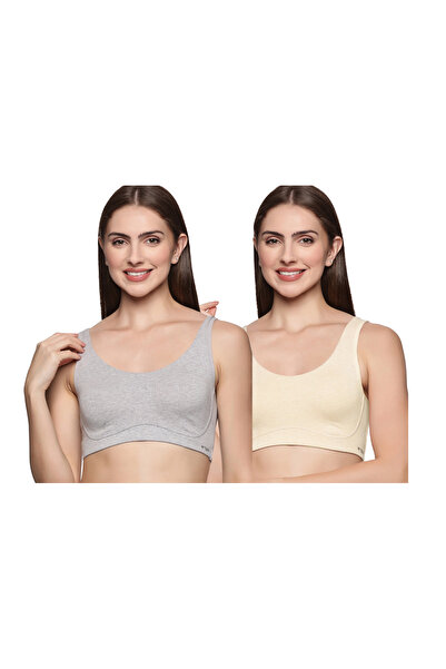 TEENS LIFESTYLE Pack of 2 - Non Padded Non Wired Everyday Comfort Slip On All...