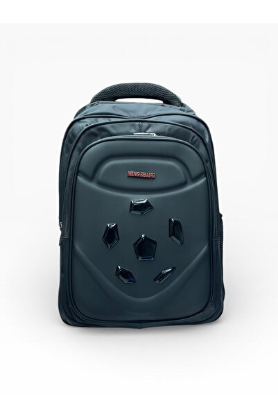 Blue Burry حقيبة ظهر أنيقة متعددة الجيوب مع لوحة أمامية صلبة | حقيبة مدرسية، ...