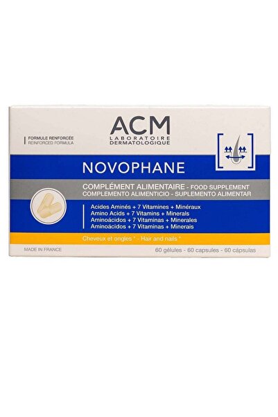 ACM كبسولات لعلاج تساقط الشعر وهشاشة الأظافر - 60 كبسولة