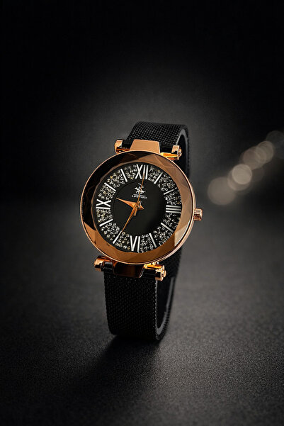 G Sport POLO İçi Taş Detaylı Estetik Hasır Kordon Kadın Kol Saati