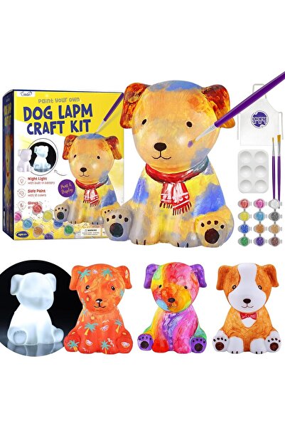 ONE TO FOUR Dog Shaped Lamp Painting Kit