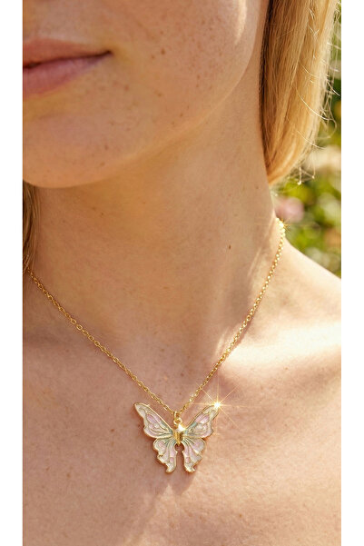 Butik Sch accessories Winx Renkli Kelebek Çelik Kolye