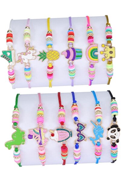 HONPOLO 12-Piece Kids Bracelet Jewelry Set