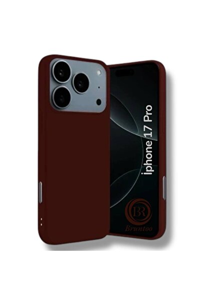 Bruntoo BR غطاء متوافق مع آيفون 17 برو مع بروز للكاميرا، مصنوع من السيليكون ا...