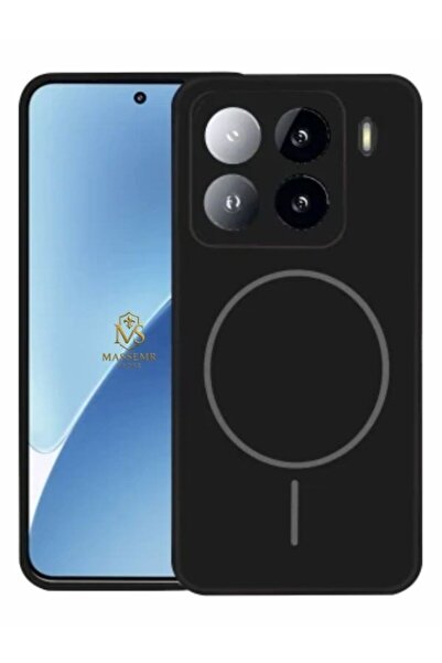 Massemr حافظة ماجسيف ذات ملمس مخملي لهاتف Mi 15 Pro، غطاء حماية ممتاز ممتص لل...