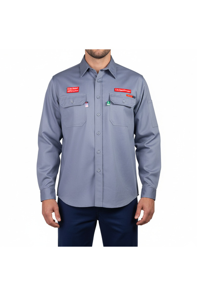 Shelter Leopard 600 ATPV 8 CAL FR Shirt with 100% Cotton and CAT 2, NFPA 70E ...