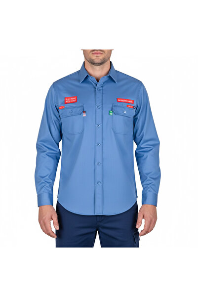 Shelter Leopard 600 ATPV 8 CAL FR Shirt with 100% Cotton and CAT 2, NFPA 70E ...