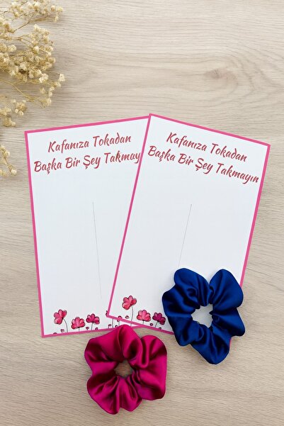 Emtory Home 10 Adet Kesikli Toka Kartı- Kalın Kuşe (5986) Bandana Kartı - 9x1...