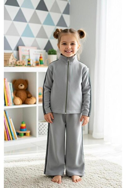 Emilakids Fleece-Lined Girls' Suit with Zipper