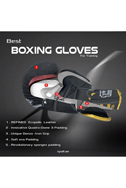 Spall Professional Boxing Gloves For Strong Punches Sparring And Kickboxing Fighting Punch Bag Workout Mua