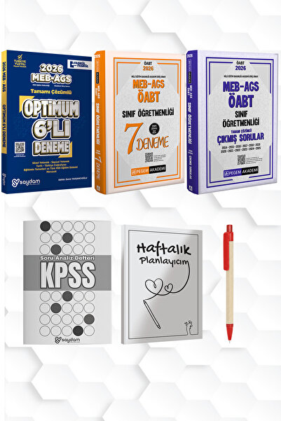 Pegem Akademi Yayıncılık 2026 SINIF ÖĞRETMENLİĞİ-AGS ÖABT DENEME VE ÇIKMIŞ SO...