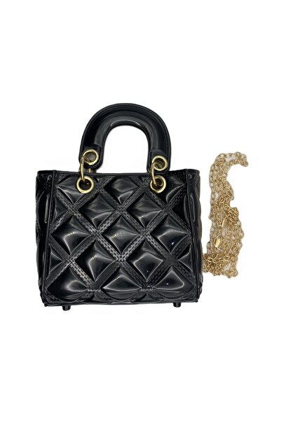 Other حقيبة سلكون ميني «لوميير» مبطنة بسلسلة ذهبية