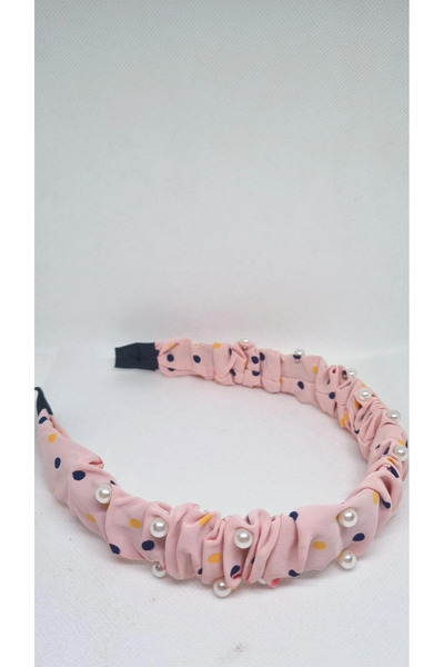 KÜÇÜKKANATLAR Pearl Detailed Polka Dot Crown