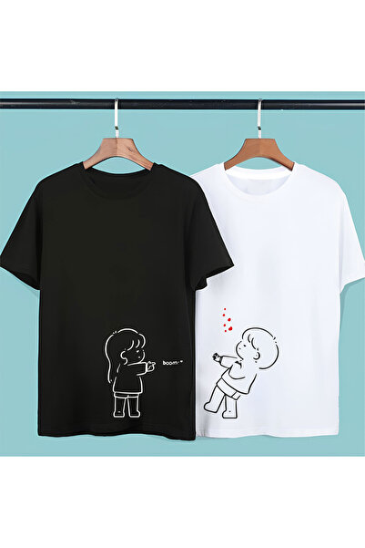 donamod Μπλουζάκι μπλουζάκι 2 ζευγαριών Friend Sister για την Ημέρα του Αγίου...