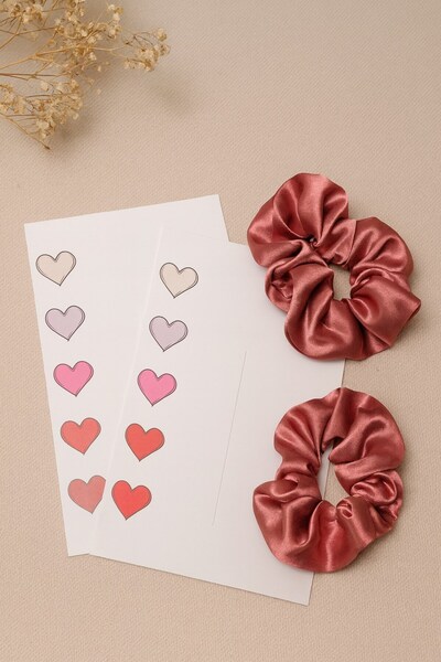 Emtory Home 10 Adet Kesikli Toka Kartı - Kalın Kuşe (5999) Bandana Kartı - 9x...