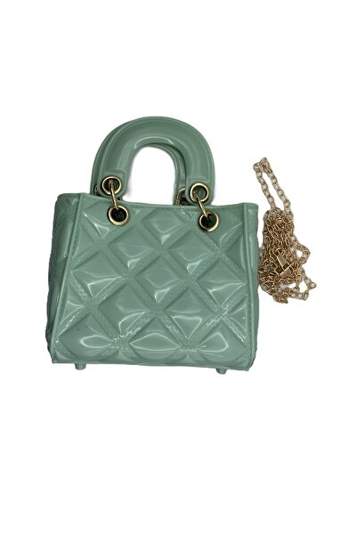 Other حقيبة سلكون ميني «لوميير» مبطنة بسلسلة ذهبية