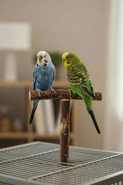 Alyones T-Şekilli Kuş Tüneği | 12×14 cm Ahşap Kuş Perchesi | Kuş Kafesi Akses...