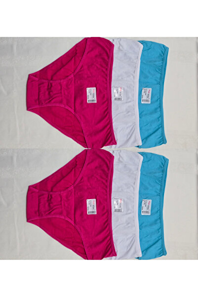 Macal Pink White Underwear Women's Panties Set of 6 2505