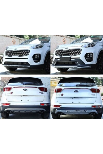 AksoyTuning Kia Sportage 2015-2018 Uyumlu Yedek Parça Ön ve Arka Difüzör