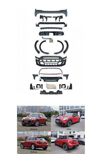 AksoyTuning Cooper F56 İçin (2 Kapı) Jcw Body Kit - Makyajlı Görünüm Full Set