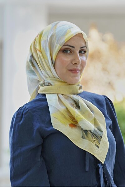 Loryan وشاح أصفر ماسي إيليزا