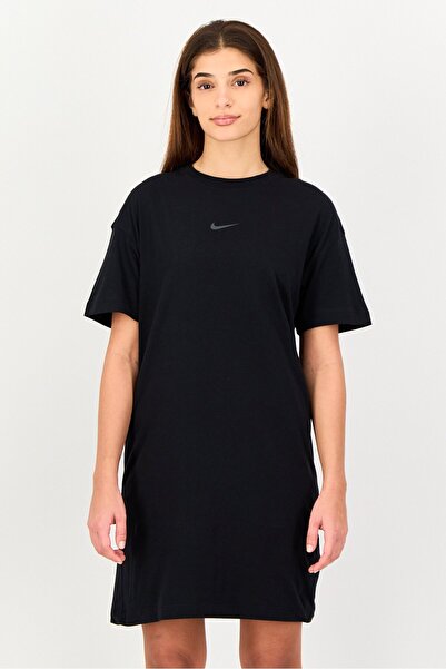 Nike Women Sportswear Fit Short Sleeve Outdoor Dress, Black