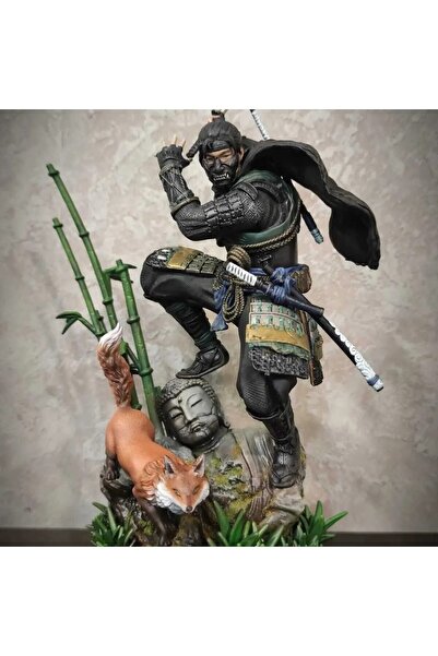 FOLİNZA Ghost of Tsushima Jin Sakai Figürü Ghost of Tsushima Hayalet Meijin 2...