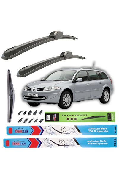 TEAMCAR Υαλοκαθαριστήρες Renault Megane II Grandtour 2006-2009 Πλήρες σετ