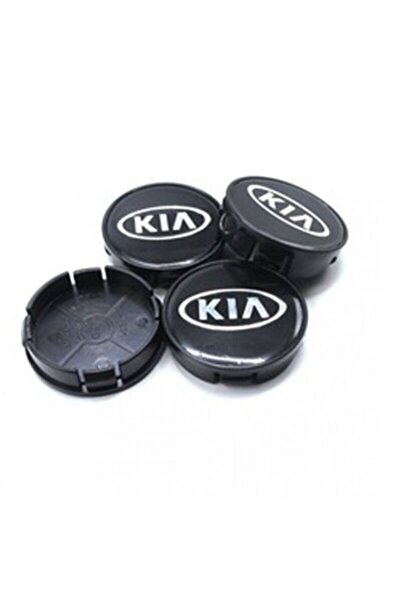 AksoyTuning Kia Uyumlu Yedek Parça Siyah Jant Göbeği