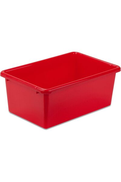 Generic Small Plastic Storage Bin PRT-SRT1602-Smred - Red