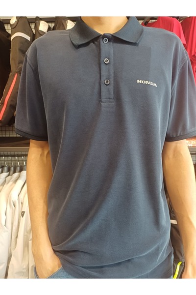 Honda Beyaz Logolu Lacivert Polo Pike T-Shirt (08HOV-P18-5Y)