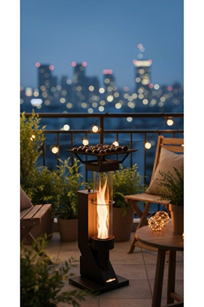 zeydam TAŞINABİLİR Portatif Pelet Soba Kamp,Balkon,Teras İçin Yüksek Kalite -...