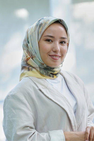 Loryan Eșarfă galben închis Diamond Elisa