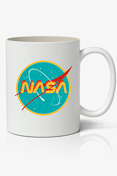 Toyaso Nasa Vintage Logo 90's Themed White Mug Cup Gift for a Friend or Lover
