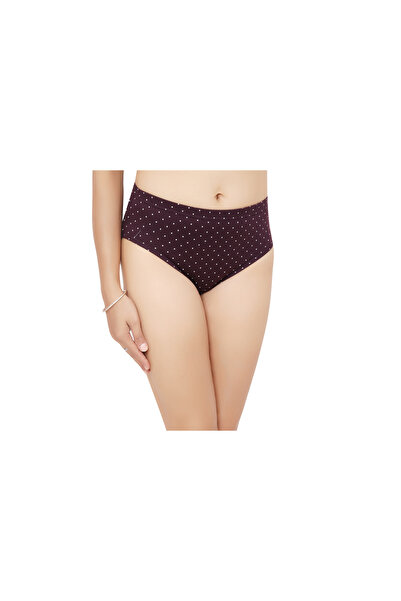 TEENS LIFESTYLE Pack of 6 - Inner Elastic Printed Cotton High Coverage Hipster Panty - Prints May Vary