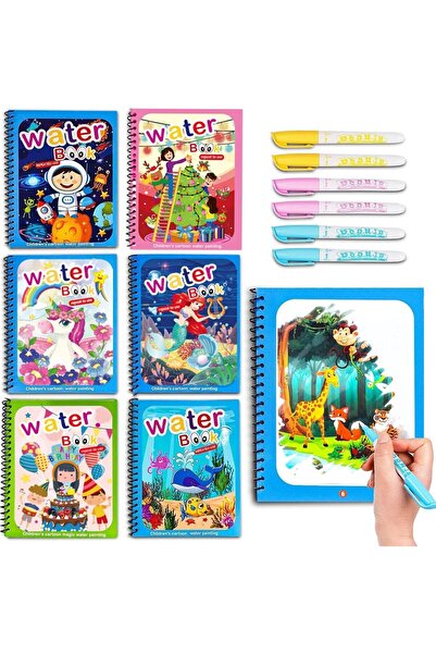 Vurtboly Magic Water Coloring Book for Kids by