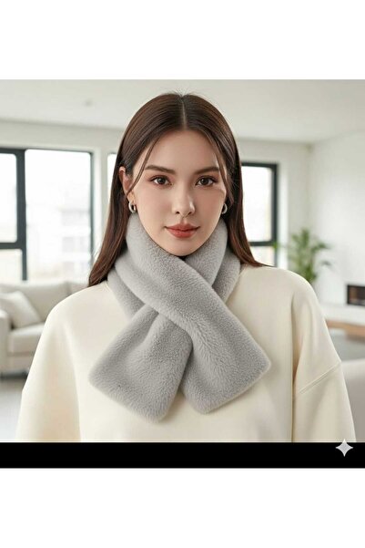 Betülce Peluş Boyunluk | Kışlık Kadın Boyun Atkısı – Hafif ve Konforlu