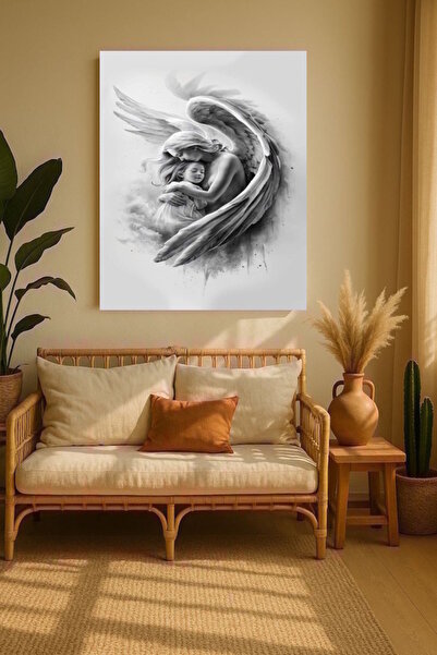 özkacar MAMĂ DIEZTĂ CU PĂTĂRĂ NEAGRĂ, TABLĂ DE PANOUL CU DESEN SPECIAL, DECOR...