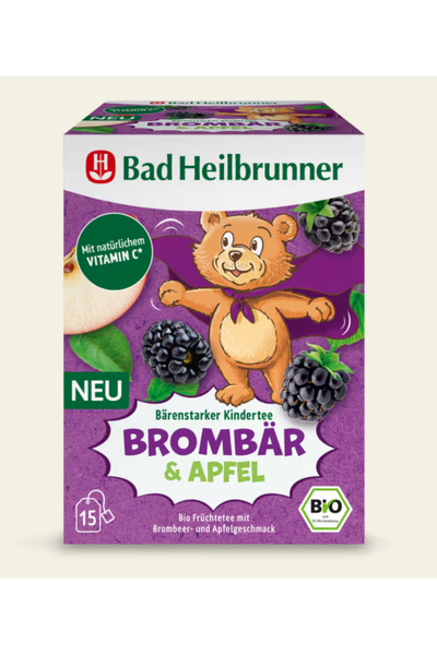 LWP Shop Bad Heilbrunner Böğürtlenli ve Elmalı Organik Çocuk Çayı