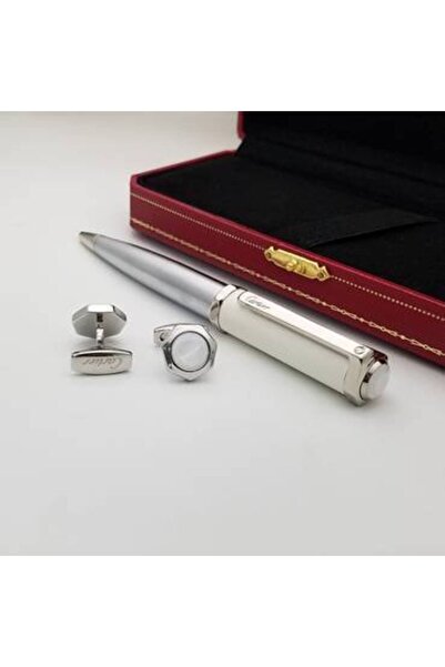 Cartier قلم كارتير سانتوس مع كبك كارتير سداسي