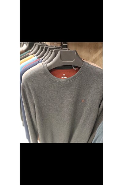 Cinar erkek giyim Selanik Kumas Men's Sweater with a Crew Neck