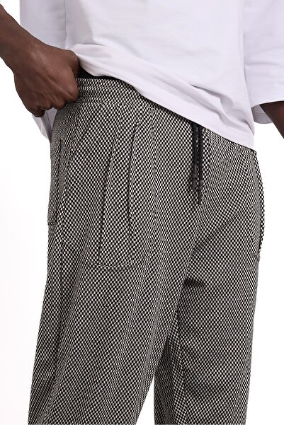 Gerusta Erkek Piti Kareli Cep Detaylı Pantolon
