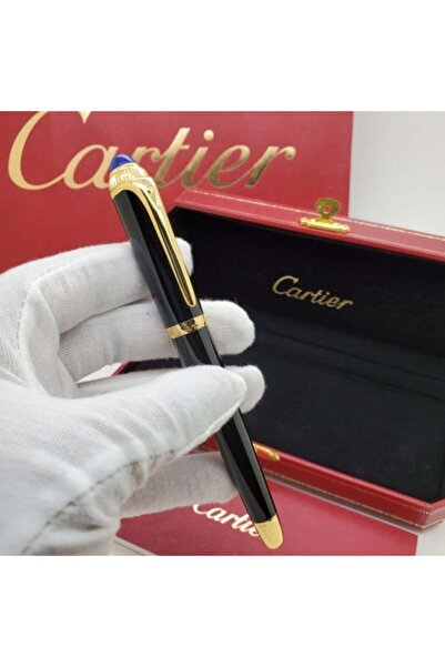Cartier Cartier Louis pen with openwork design and jeweled tip