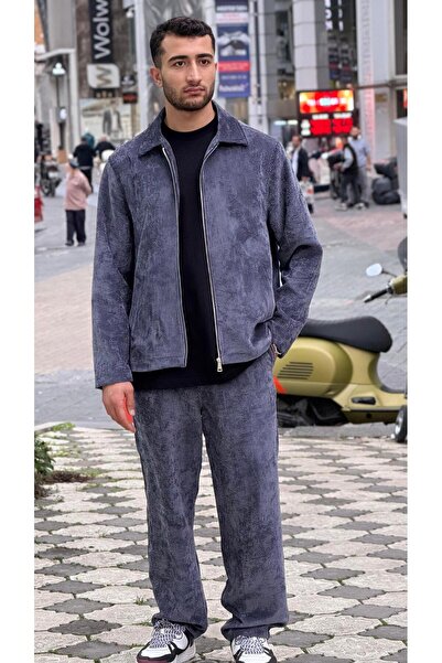 Rocqerx X-3002 Zippered Lined Jacket Elastic Waist Trousers Corded Fabric Vel...