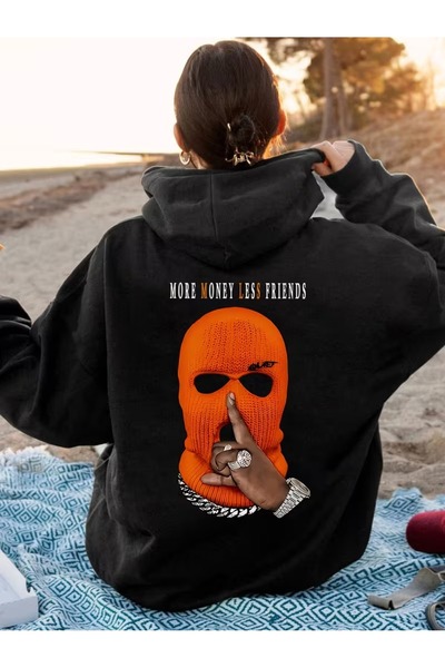 BOHEMGİYİM Φούτερ με κουκούλα Unisex με στάμπα