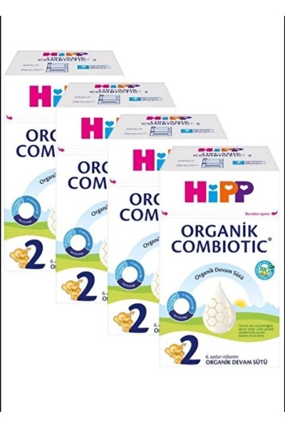 Hipp 2 Organik Combiotic Devam Sütü 600 gr ( 4 Lü )