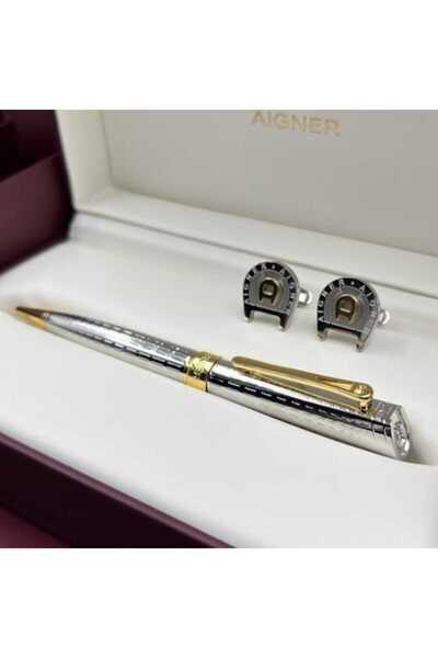 Agner Aigner pen with cufflinks, horseshoe edition